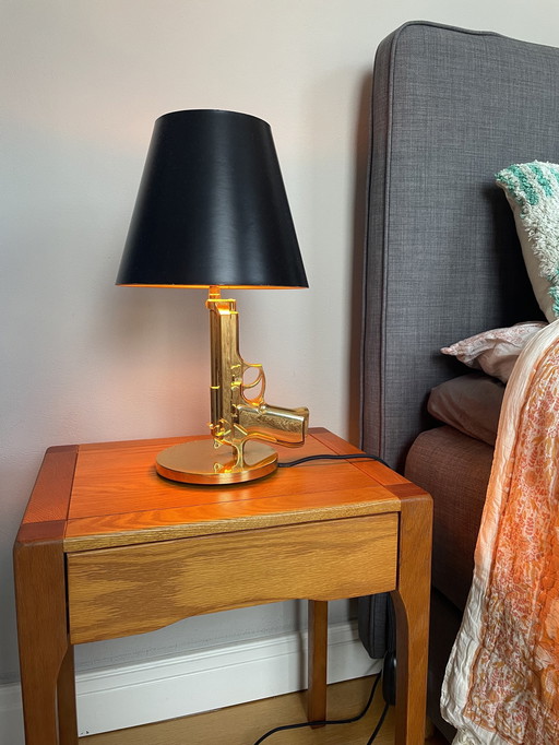 Flos Bedside Gun Table Lamp, Philippe Starck