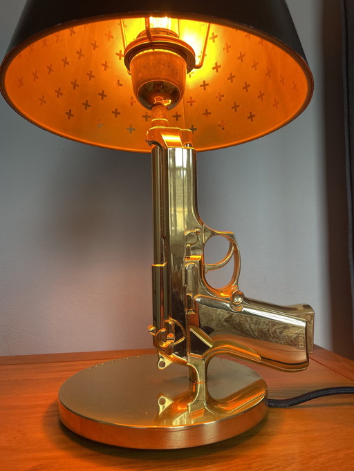 Flos Bedside Gun Table Lamp, Philippe Starck