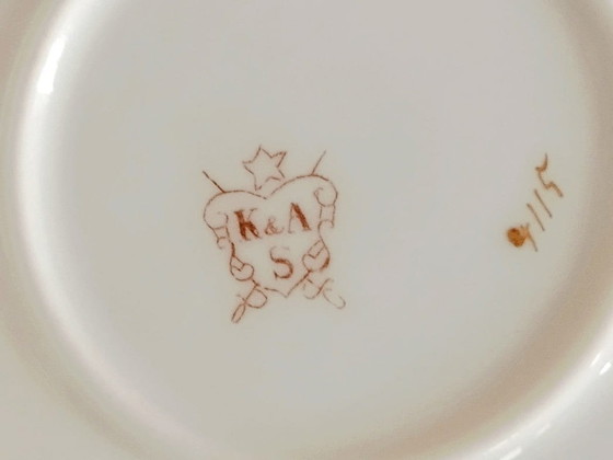 Image 1 of Breakfast Set, K&As Porcelain, Rosenthal Pompadour From 1937-39