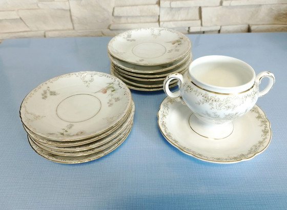 Image 1 of Breakfast Set, K&As Porcelain, Rosenthal Pompadour From 1937-39