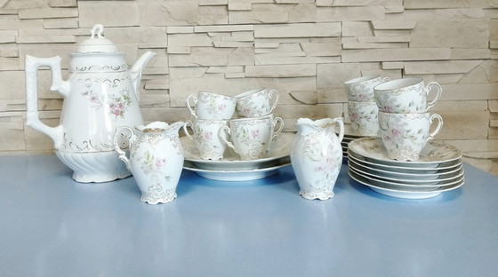 Image 1 of Breakfast Set, K&As Porcelain, Rosenthal Pompadour From 1937-39