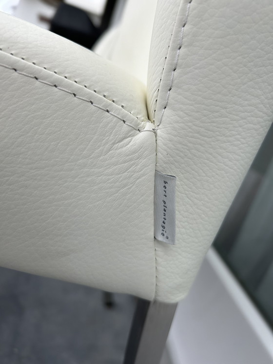 Image 1 of 6x Bert Plantagie leather chairs