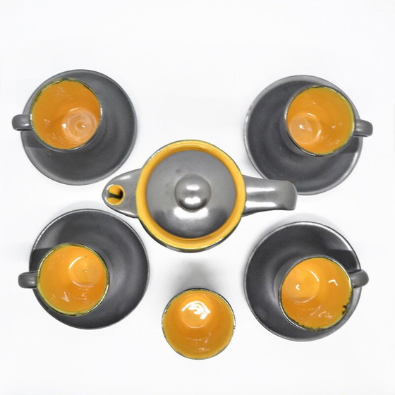 Image 1 of Vintage ceramic coffee service by Siegfried Gramann for Topferei Römhild, Germany 1960