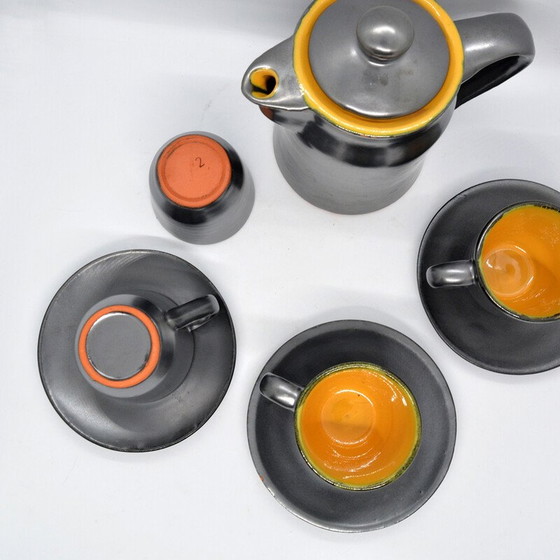 Image 1 of Vintage ceramic coffee service by Siegfried Gramann for Topferei Römhild, Germany 1960
