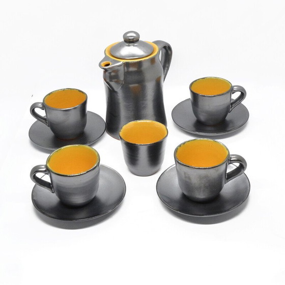 Image 1 of Vintage ceramic coffee service by Siegfried Gramann for Topferei Römhild, Germany 1960