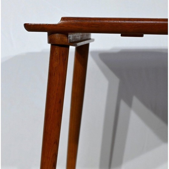 Image 1 of Vintage teak nesting tables by A.Hovmand-Olsen for Mogens Kold, 1950