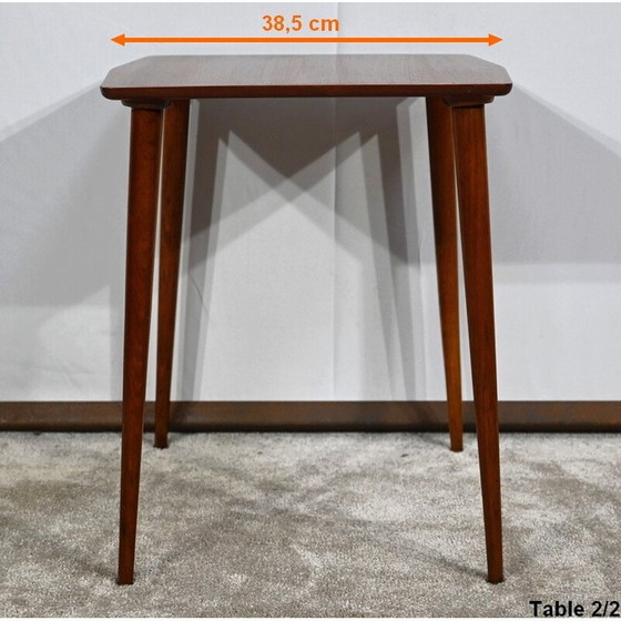Image 1 of Vintage teak nesting tables by A.Hovmand-Olsen for Mogens Kold, 1950