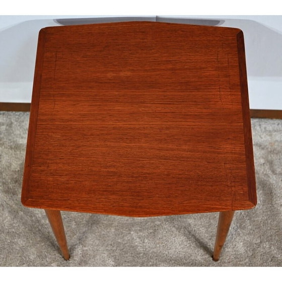 Image 1 of Vintage teak nesting tables by A.Hovmand-Olsen for Mogens Kold, 1950