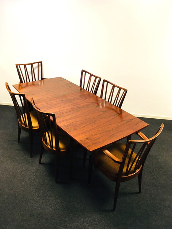 Image 1 of A.A. Patijn for Zijlstra's Meubelfabriek dining room set