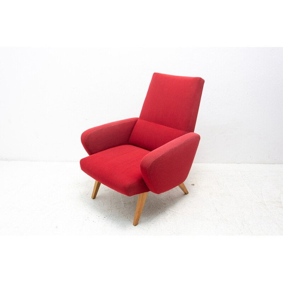 Image 1 of Pair of vintage armchairs "His and her" by Jaroslav Šmídek for Up Závody, Czechoslovakia 1960s