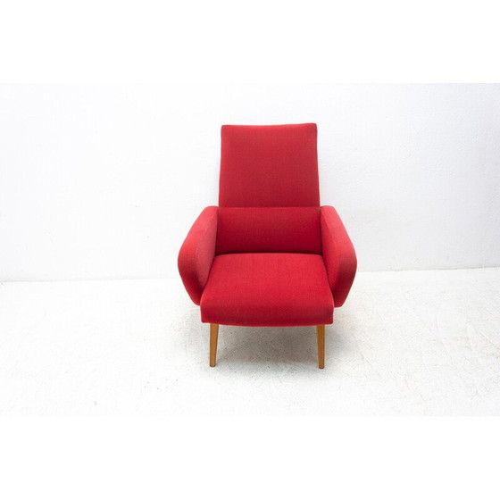 Image 1 of Pair of vintage armchairs "His and her" by Jaroslav Šmídek for Up Závody, Czechoslovakia 1960s