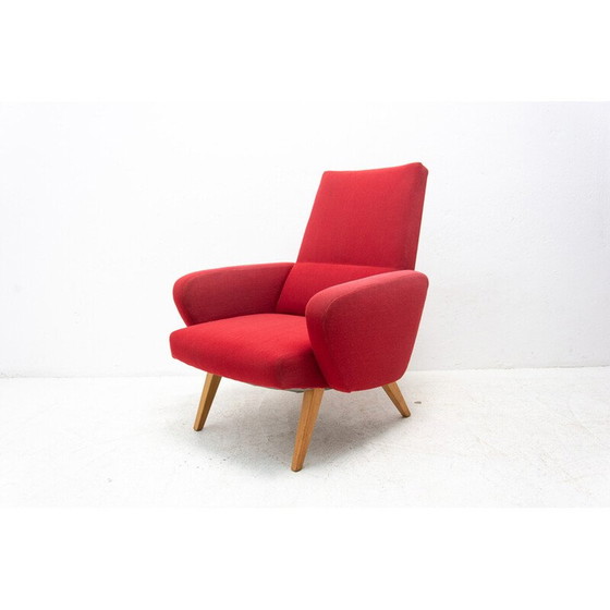 Image 1 of Pair of vintage armchairs "His and her" by Jaroslav Šmídek for Up Závody, Czechoslovakia 1960s