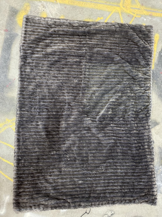 Image 1 of Piel sintética a cuadros de lujo