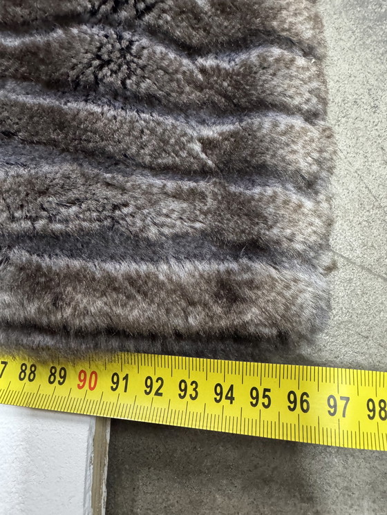 Image 1 of Piel sintética a cuadros de lujo