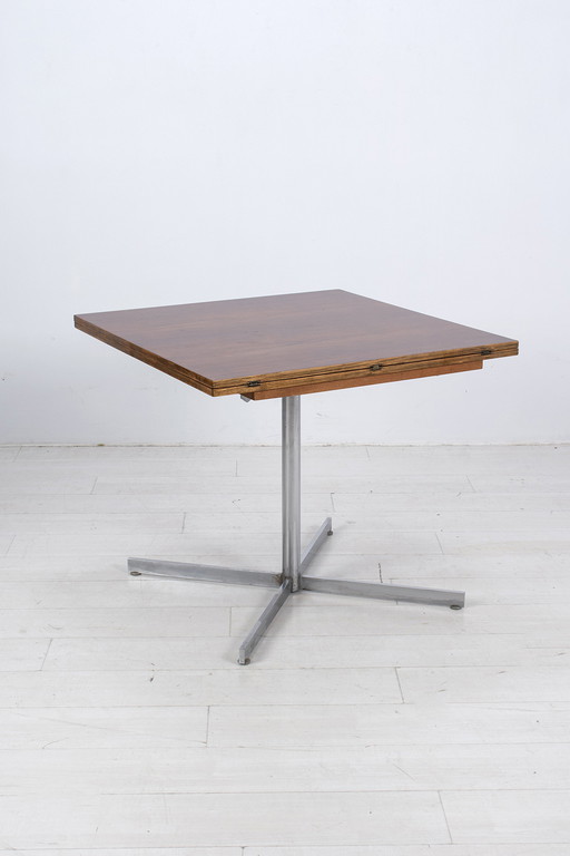 Folding table with rosewood tops