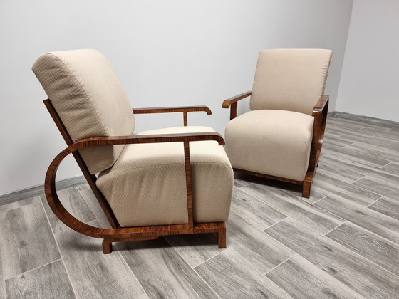 Image 1 of Art Deco Armchairs