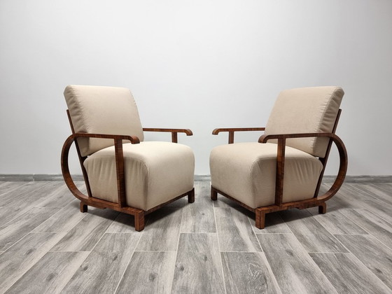 Image 1 of Art Deco Armchairs