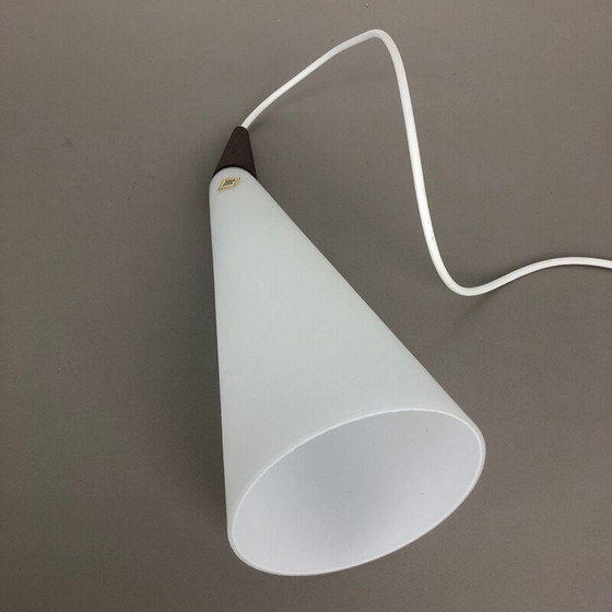 Image 1 of Pair of vintage Hanging Light Copper Jo Hammerborg Fog & Morup Denmark 1963s