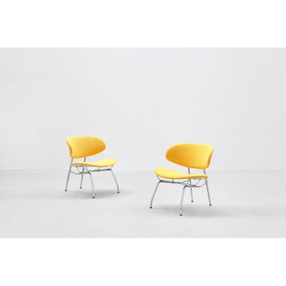 Image 1 of Pair of vintage lounge chairs by Rino Vernuccio Italy