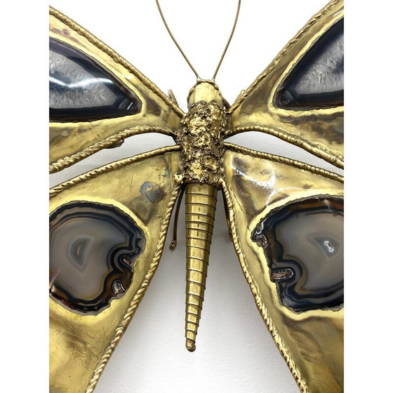 Image 1 of Pair of vintage Papillon wall lamps by Henri Fernandez