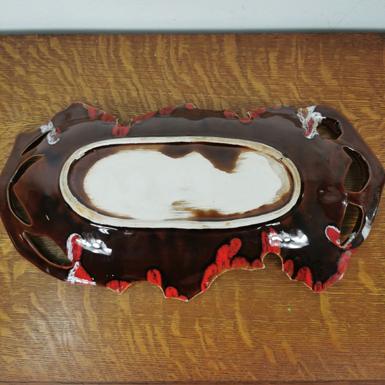 Image 1 of Vintage bowl Vallauris ceramic fruit bowl