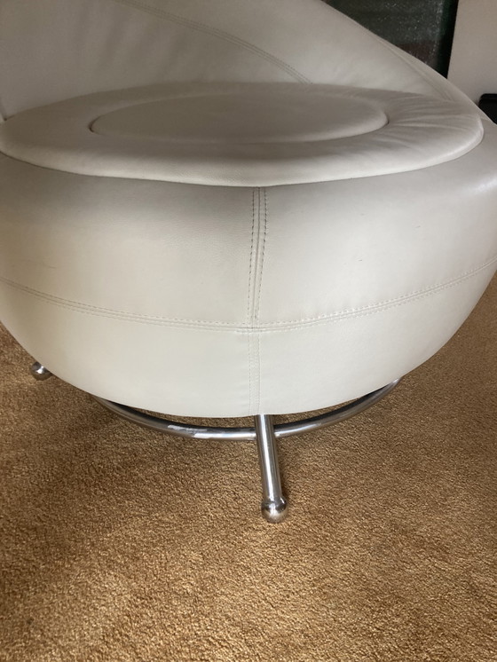 Image 1 of 2x Vintage leather armchairs