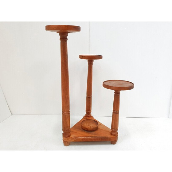Image 1 of Vintage wooden plant holder