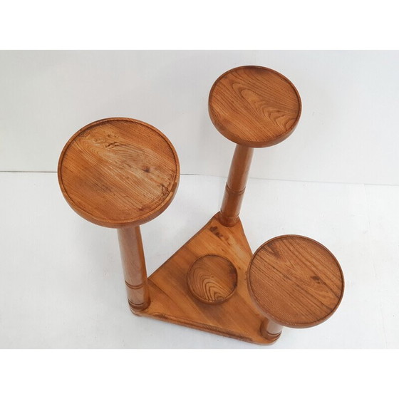 Image 1 of Vintage wooden plant holder