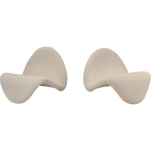 Pair of vintage Tongue chairs by Pierre Paulin for Artifort, 1960