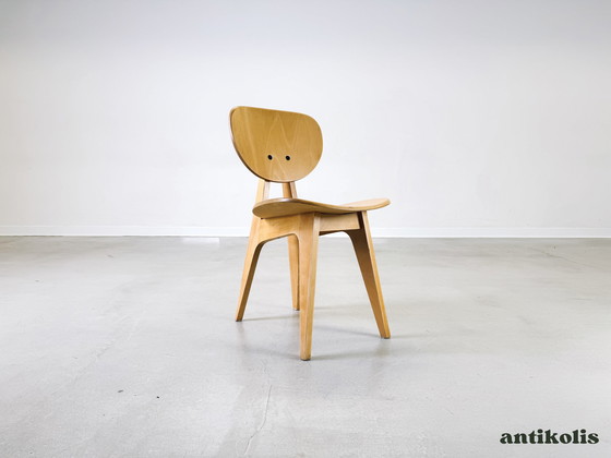 Image 1 of 3x Chaise vintage originale de Junzo Sakakura pour Tendo Mokko 1980