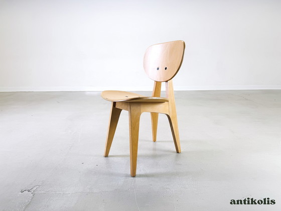 Image 1 of 3x Chaise vintage originale de Junzo Sakakura pour Tendo Mokko 1980