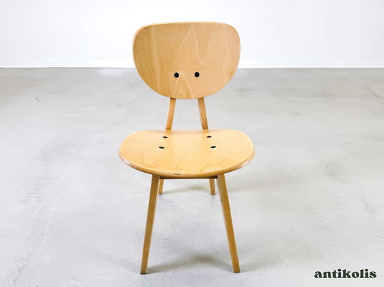 Image 1 of 3x Chaise vintage originale de Junzo Sakakura pour Tendo Mokko 1980