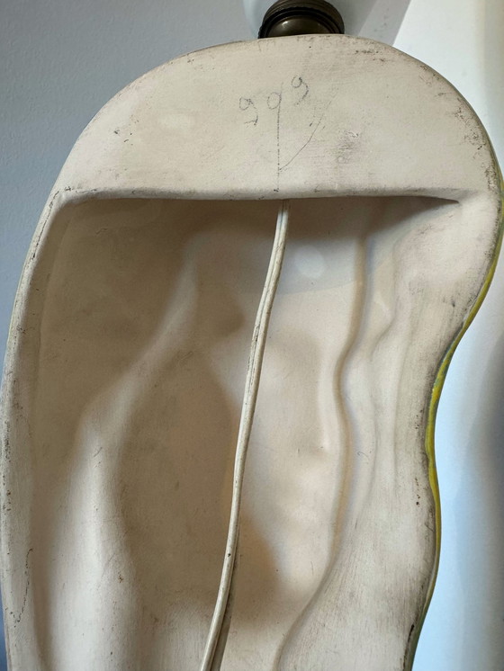 Image 1 of Lampada da parete vintage in ceramica con volto pop art 