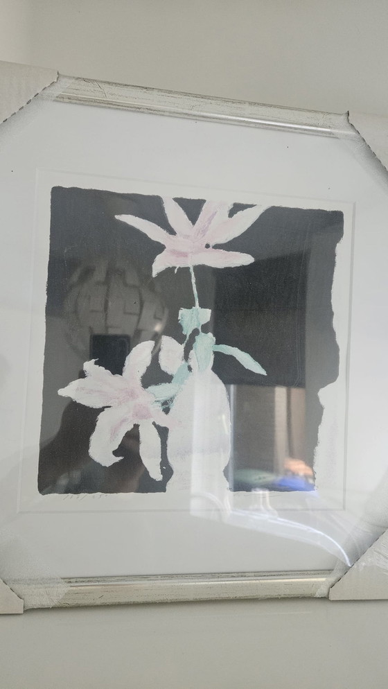 Image 1 of Glenn Sorensen - Flower in Vase - Signed Screenprint - Print run 167/250