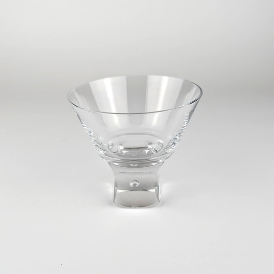 Image 1 of 5x crystal glass dessert bowls Italy 70s Sergio Asti Bubble