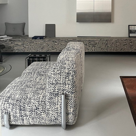 Image 1 of Vintage 2-seater fabric sofa, Italy 1960
