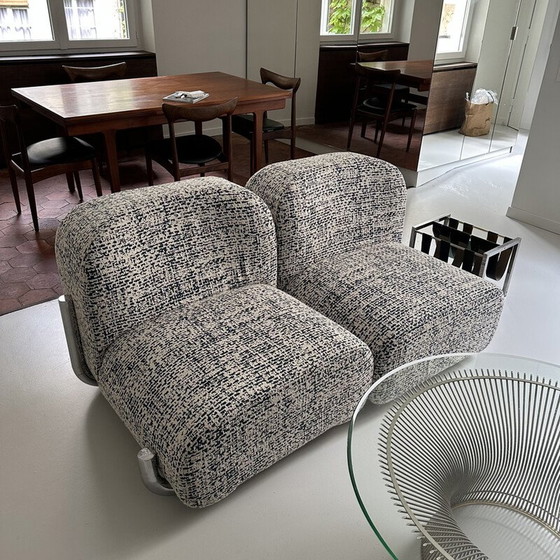 Image 1 of Vintage 2-seater fabric sofa, Italy 1960