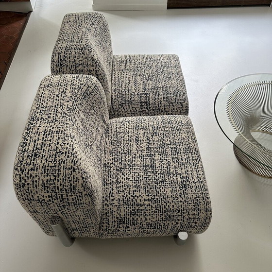 Image 1 of Vintage 2-seater fabric sofa, Italy 1960