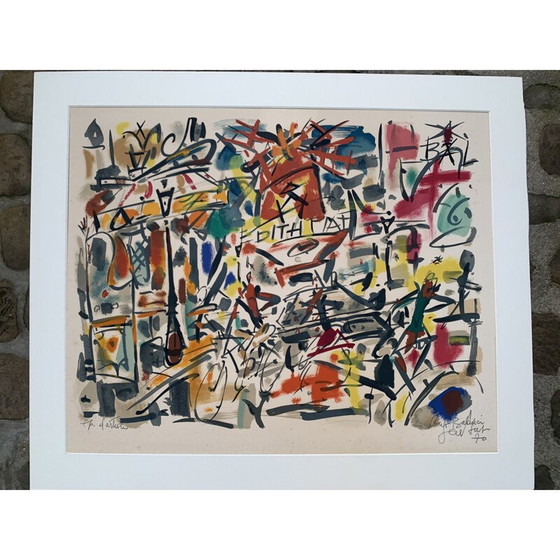 Image 1 of Prueba de artista antigua del Molino Rojo del General Paul, 1970