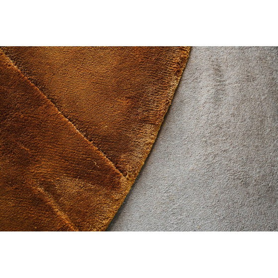 Image 1 of Vintage Dibbets rug in lyocell by Rodolfo Dordoni