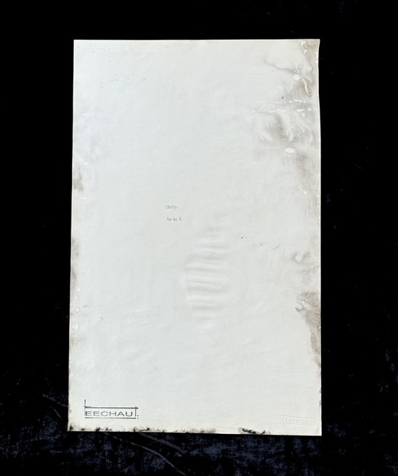 Eugène Eechaut - composition surréaliste à l'encre – Peintures et dessins, Paper (photo 9 of 12)