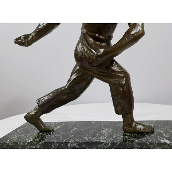 Image 1 of Vintage Art Deco bronze sculpture "The Sower" by A. Kelety, 1930