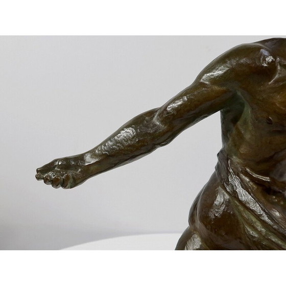 Image 1 of Vintage Art Deco bronze sculpture "The Sower" by A. Kelety, 1930