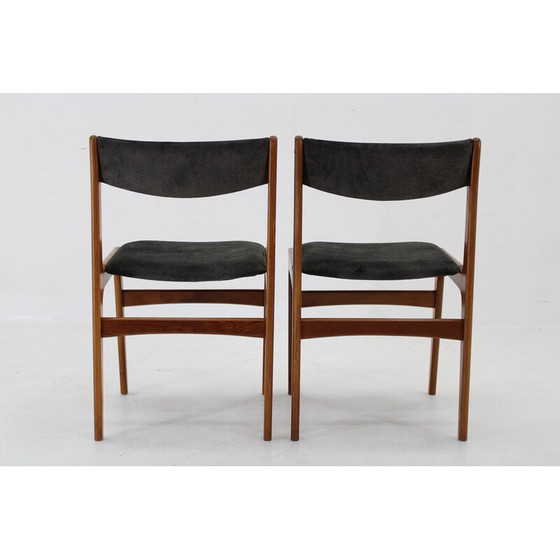 Image 1 of Pair of vintage Danish teak dining chairs, 1960s