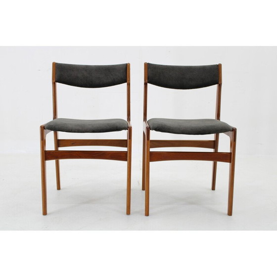 Image 1 of Pair of vintage Danish teak dining chairs, 1960s