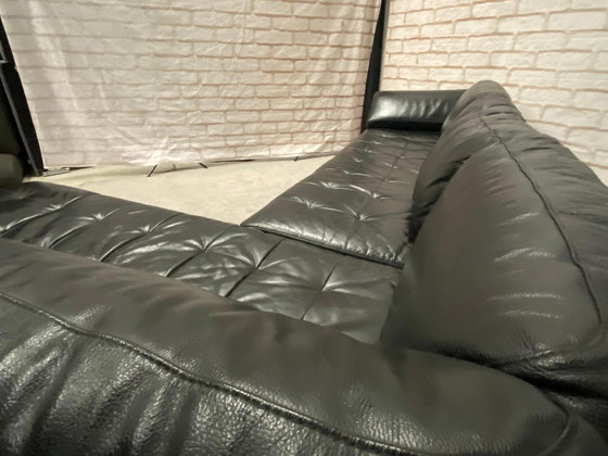 Image 1 of Henders And Hazel Real Leather Corner Sofa