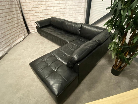 Image 1 of Henders And Hazel Real Leather Corner Sofa