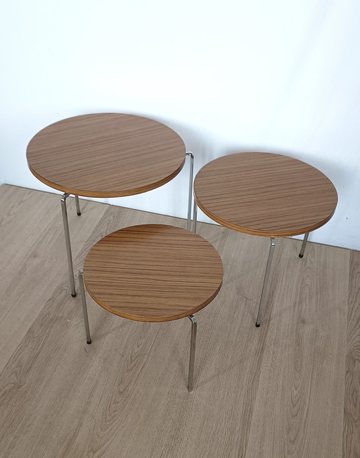 Vaza Roden Set Of Three Sixties Nesting Tables