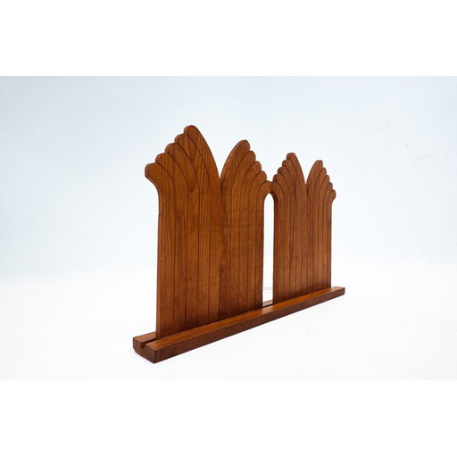 Mid-century wooden tree decorative sculpture by Giorgio Rastelli, Italy 1970s