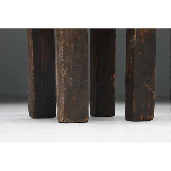 Image 1 of Vintage wooden Robust side table, 1950s